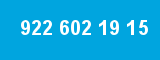 922 602 19 15 922 602 19 15